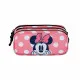 Portatodo Triple Minnie Mouse Karactermania Rosa