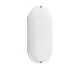 Wall Light EDM 32448 White Plastic F 18 W 120 W 1820 Lm Movement Sensor Light sensor Oval (4000 K)