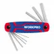 Allen Key Set Workpro Foldable 8 Pieces