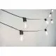 Guirnalda de Luces LED New Garden Allegra 8 m 10 Blanco/Negro Solar