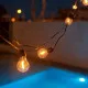 Guirnalda de Luces LED New Garden Allegra 8 m 10 Blanco/Negro Solar
