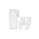 Set de jarra con vasos Excellent Houseware ye9000500 200 ml 1,1 L (5 Piezas)