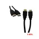 Cable HDMI EDM 51233 Negro