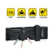 Candado de llave Dunlop Acero Rectangular Plegable
