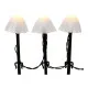 Decorative light for plants Lumineo 491762 White Mini Mushroom (20 Units)