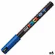 felt-tip pens POSCA PC-1MR Blue 6 Units