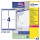 Printer Labels Avery L7169 99,1 x 139 mm White 100 Sheets (5 Units)