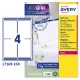 Printer Labels Avery L7169 99,1 x 139 mm White 100 Sheets (5 Units)