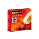 Cinta Adhesiva Scotch Crystal Transparente 19 mm x 66 m (12 Unidades)