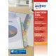 Separadores Avery Transparente A4 12 Hojas (10 Unidades)