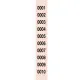 Raffle Number Strips R-980/1 (10 Units)