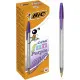 Set de Bolígrafos Bic Cristal Fun Púrpura 1,6 mm (18 Unidades)
