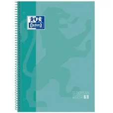Cuaderno Oxford European Book Ice Menta A4 5 Piezas