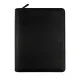 Zippered document holder Finocam Andrea 26,5 x 33,5 x 4 cm Black A4