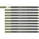 Felt-tip pens Stabilo Pen 68 metallic Leaf Green (10 Pieces)