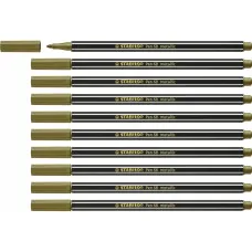 Felt-tip pens Stabilo Pen 68 metallic (10 Pieces)
