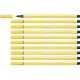 Felt-tip pens Stabilo Pen 68 Yellow (10 Pieces)