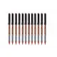 Liquid ink pen Uni-Ball Rollerball Eye Broad UB-150 Red 1 mm (12 Pieces)