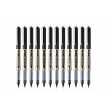 Boligrafo de tinta líquida Uni-Ball Rollerball Eye Broad UB-150 Negro 1 mm (12 Piezas)