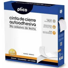 Cinta Adhesiva PLICO Blanco 20 mm x 25 m