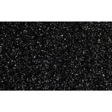 Eva Rubber Fama Glitter Black 50 x 70 cm (10 Pieces)