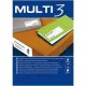 Etiquetas para Impresora MULTI 3 Blanco 100 Hojas 175 x 135 mm