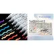 Felt-tip pens Alex Bog Professional Multicolour 12 Pieces Double-ended