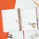 Diary Finocam Talkual Quarto 15,5 x 21,7 cm 2025 Flowers