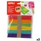 Materials for Handicrafts Apli Multicolour Wood 114 x 10 mm Iced lolly stick (5 Units) (50 Units)