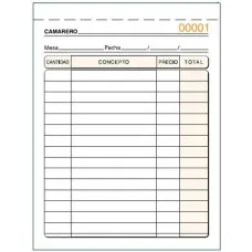 Invoice Check-book 10,5 x 15 cm (5 Units)