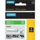 Cinta Laminada para Rotuladoras Rhino Dymo ID1-19 19 x 5,5 mm Blanco Verde Vinilo Autoadhesivas (5 Unidades)