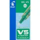 Liquid ink pen Pilot V-5 Hi-Tecpoint Green 0,3 mm (12 Units)
