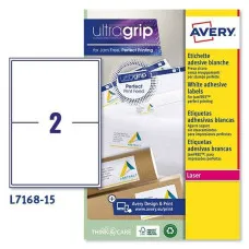 Adhesivos/Etiquetas Avery L7168 199,6 x 143,5 mm Blanco 15 Hojas