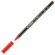 Felt-tip pens Edding 4200 Paintbrush Red (10 Units)