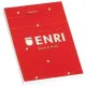 Notepad ENRI Red A4 80 Sheets 4 mm (5 Units)