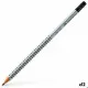 Pencil with Eraser Faber-Castell Grip 2001 Ecological Grey HB (12 Units)