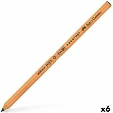 Pencil Faber-Castell Pitt Oil Base Hard Black Hexagonal (6 Units)
