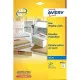 Adhesive labels Avery 99,1 x 67,7 mm Transparent