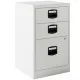 File Cupboard Bisley Grey A4 Metal Steel 67 x 41 x 40 cm