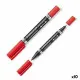 Permanent marker Staedtler Lumocolor 348 Double Red (10 Units)