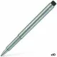 Felt-tip pens Faber-Castell Pitt Artist Metallic Silver (10 Units)