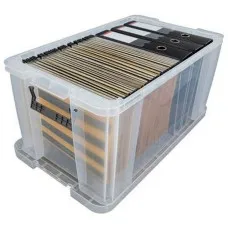 Stackable Organising Box Archivo 2000 Transparent 38 x 65 x 31 cm