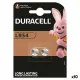 Alkaline Button Cell Batteries DURACELL LR1130 LR54  2 Pieces 10 Units 1,5 V