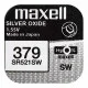Pila de botón Maxell SR521SW 379 1,55 V Pilas de Botón