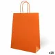 Bolsas Fama Naranja Con asas 125 g/m² 21 x 11 x 29 cm (25 Unidades)