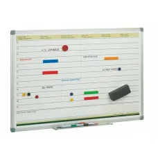 Board Faibo 60 x 90 cm Weekly Planner White