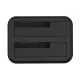 Dock Station Dual Aisens EASDS-D01B Negro USB USB 3.0 USB-A