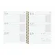 Agenda Finocam TIGER Multicolor Cuarto 15,5 x 21,2 cm 2024-2025 Floral