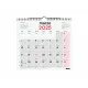 Calendario de pared Finocam Papel 2025 26,5 x 24,5 cm