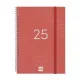 Diary Finocam YEAR Red A5 15,5 x 21,2 cm 2025